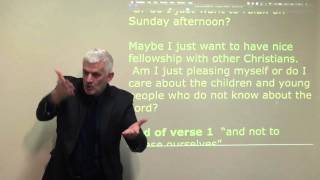 "Living for Other People" (BSL) - Romans Chapter 15 Verse 1 - Sunday Morning Teaching