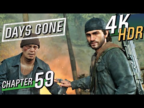 [4K HDR] DAYS GONE (Hard / 100% / Exploration) Walkthrough part 59 - Nose Down, They Feed Ya