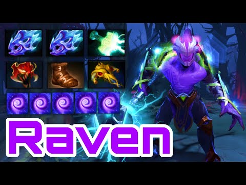 Raven-Faceless void dota 2 monster  attack speed fullgame play