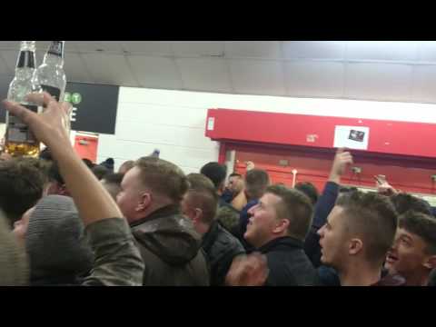 Worcester City fans at Sheffield United