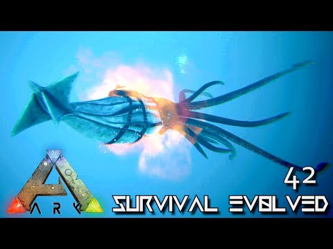 ARK: SURVIVAL EVOLVED - NEW ALPHA TUSOTEUTHIS GIANT SQUID TAME !!! E42 (MODDED ARK EXTINCTION CORE)