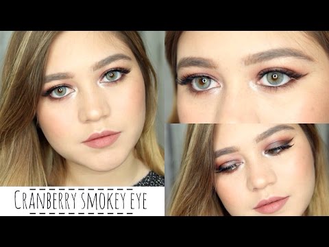 Cranberry smokey eye | SarahAyu
