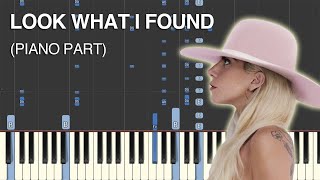 Look What I Found (Lady Gaga) Synthesia Cover (Piano Part)