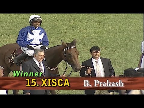 Xisca with B Prakash up wins The Golconda Textiles Deccan Derby 2010