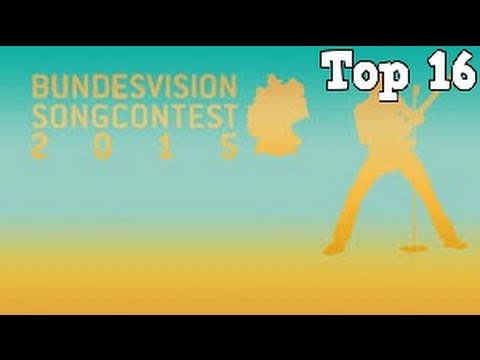 Top 16 Bundesvision Song Contest 2015 [HD]