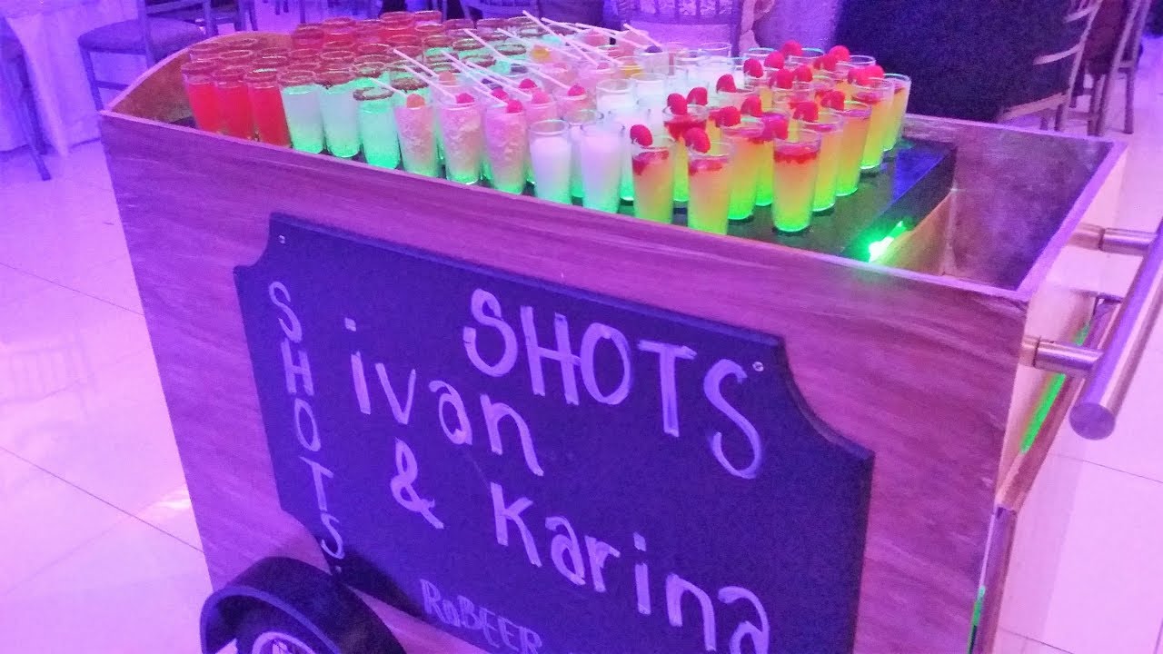 Boda Karina & Iván - Carrito de Shots - Alcazar Real