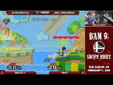 BAM #9 - Winner Semis: MIOM|SFAT (Fox) vs HMW (Falco)
