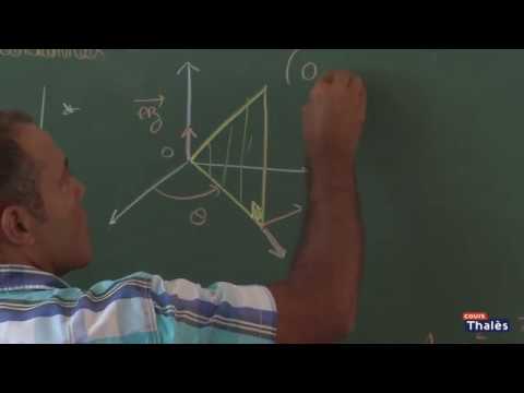 Mécanique (1/7) Cours Maths Sup 1 : Introduction, système de coordonnées (MPSI, PCSI, PTSI)