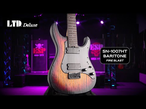 ESP LTD SN-1007HT Baritone Fire Blast image 5