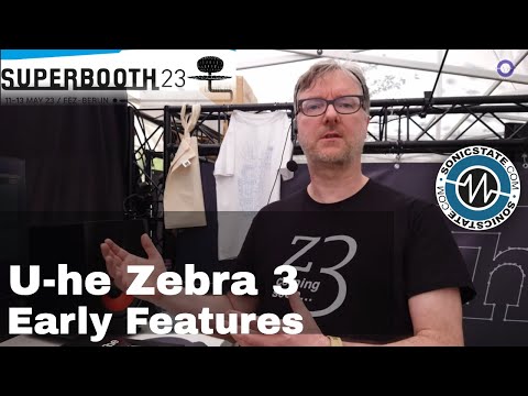 Superbooth 2023: U-he -  Zebra 3 Waveform Alpha Features -  Advanced Waveform Editing