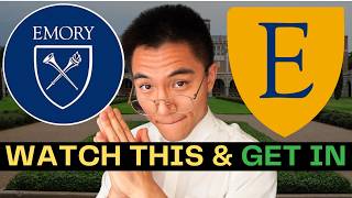 How To Get Into Emory in 2026!