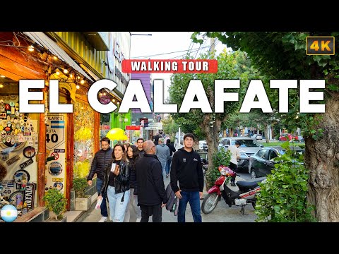 El Calafate, ARGENTINA🇦🇷 - Most Beautiful Town in Patagonia 4K Walking Tour