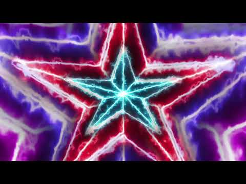 Club Visuals 1061 - Stars In Flames Motion Background