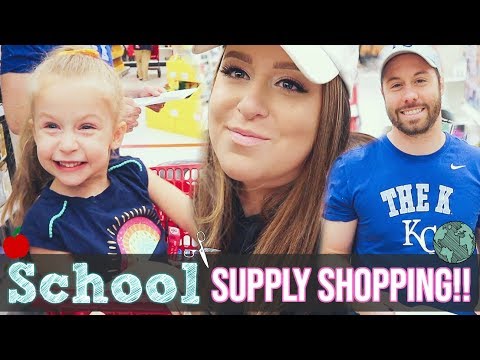 BACK TO SCHOOL SUPPLY SHOPPING!! Video
