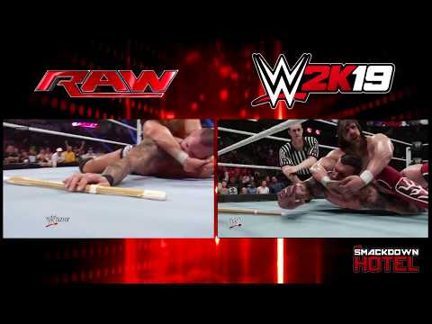 WWE 2K19 vs Real Life Ultimate Comparison - Daniel Bryan 2K Showcase (Side-by-Side)