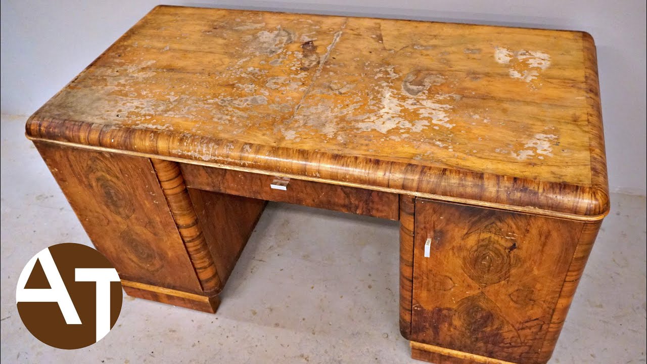 Alcoholics family desk restoration