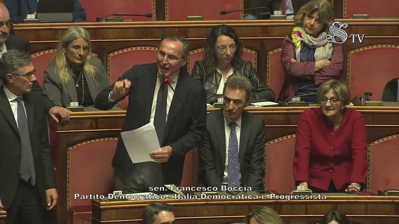 BOCCIA: "OGGI È L'UMILIAZIONE DEL PARLAMENTO DA PARTE DEL GOVERNO"