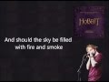 I See Fire (Lyrics) - Ed Sheeran - The Hobbit ...