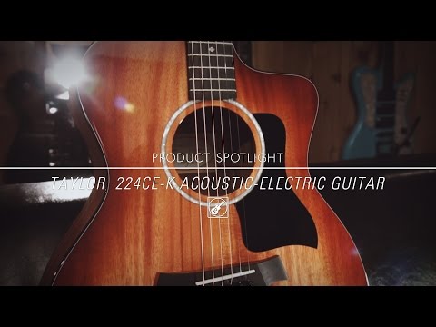 Taylor 200 Series Deluxe 224ce-K Grand Auditorium Acoustic-Electric Guitar