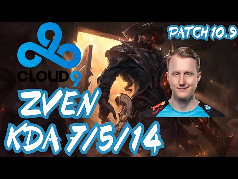C9 Zven LUCIAN vs APHELIOS ADC - NA CHALLENGER - PATCH 10.9