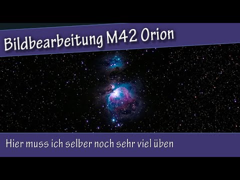 Ein Astrobild - hier bin ich noch nicht wirklich gut - M42 der Orionnebel