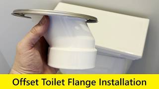Offset Toilet Flange Installation
