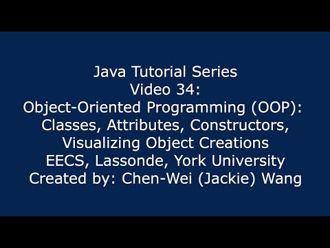 Eecs1021 Java Tutorial 34