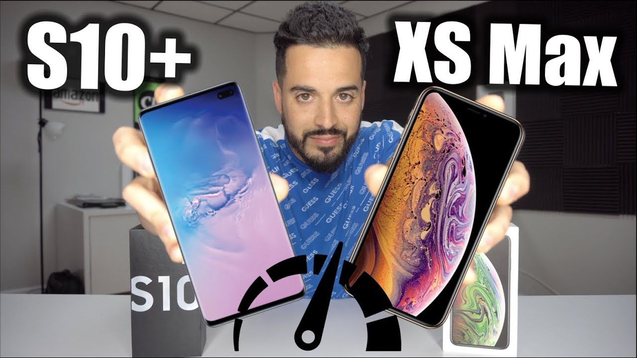 WHO'S FASTER? Galaxy S10 Plus VS iPhone XS Max - Speed Test