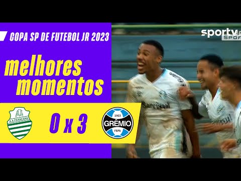 Gols e lances de Francana x Grêmio