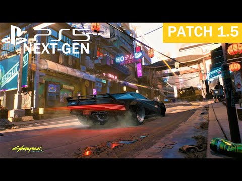 Cyberpunk 2077 [Patch 1.5] Next-Gen Update Free Roam Gameplay PS5 - No Commentary