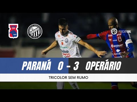Paraná Clube 0 x 3 Operário - Jorge Ferreira pede demissão após derrota