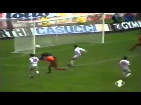 Serie A 1995-1996, day 11 Roma - Bari 2-1 (Fonseca, Totti, Pedone)
