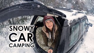 Sleeping in my Car in the Snow • Hello Rover :)