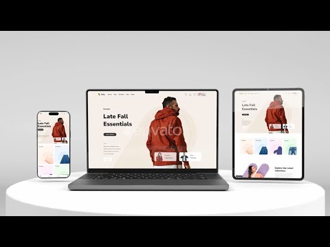 Website Mockup for Portfolio - After Effects Template