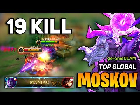 MANIAC! Moskov Goldlane Monster [ Moskov Best Build Top Global ] By geromeULAM - MLBB