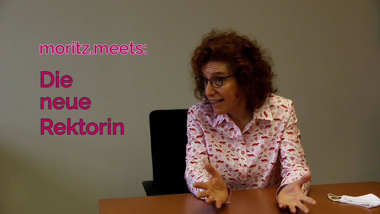 moritz.meets die neue Rektorin Frau Prof. Dr. Riedel