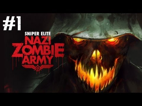 Sniper Elite: Nazi Zombie Army Walkthrough Part 1 -  Village of the Dead (DLC Gamplay)