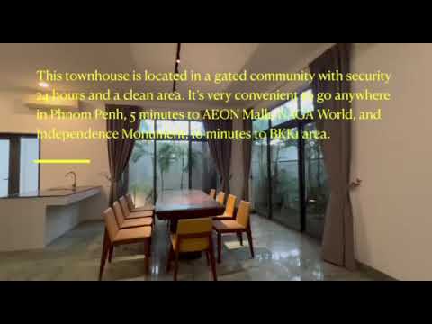 Modern Villa With Private Swimming Pool Rent in Gate Community of Elite Town (Koh Pich) | Phnom Penh