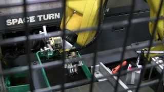 preview picture of video 'Okuma LB300 Robotic Machine Tending'