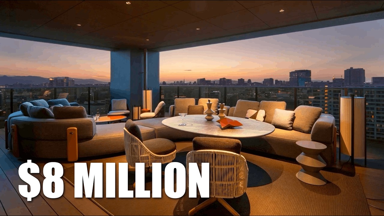 Inside an $8m Japanese Condo with a MASSIVE BALCONY