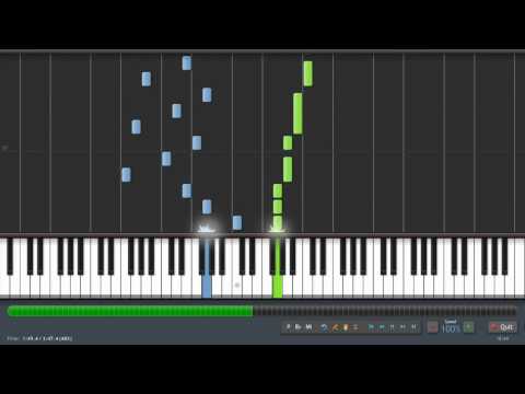 Rufus Wainwright - Hallelujah (Shrek) Piano Tutorial (100% Speed) Synthesia + Sheet Music