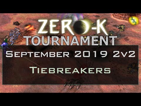 2019/09/21 2v2 Tournament - Tiebreakers - Zero-K