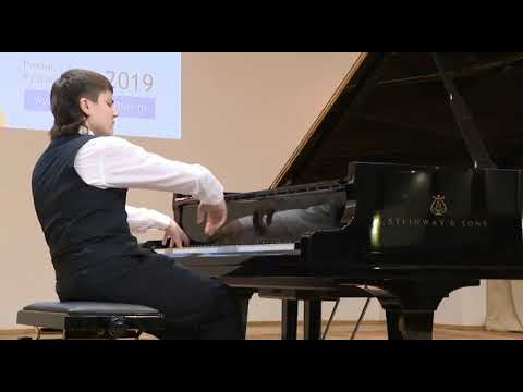 2nd round Sergey Davydchenko 1st International Russian Music Piano Competition, Ryazan, 2019