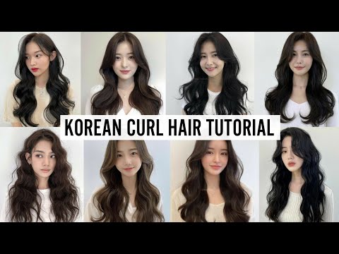 KOREAN CURL HAIR TUTORIAL | Basic Straightener...
