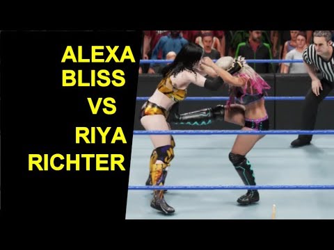 WWE 2K19 Alexa Bliss vs Riya Richter - No Hold Barred