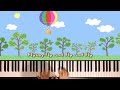 Peppa Pig Balloon Song On Piano