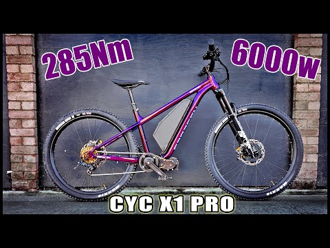 285Nm 6000w CYC X1 Pro Gen4 - The Most Powerful Mid-Drive Kit in the World!