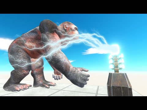 Lighting Gun vs Giant Units | Animal Revolt Battle Simulator