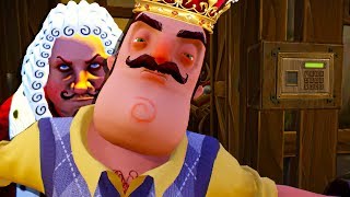 HELLO NEIGHBOR GOES MEDIEVAL AS WE TAKE THE SECRET JEMS 😂- Goodbye My King (Gameplay Funny Moments)