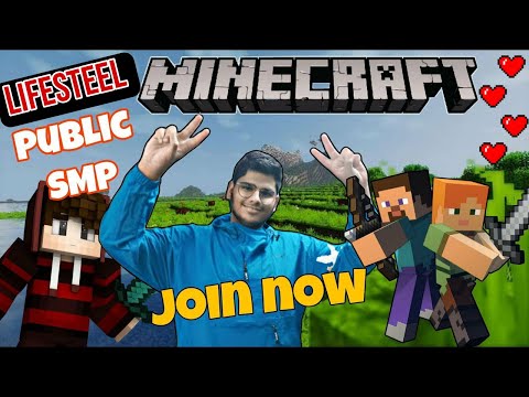Join our crazy Minecraft SMP live now!